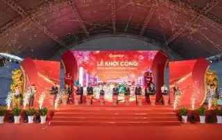 Lễ khởi công Dự án Blanca City tại Vũng Tàu, công trình quy mô 96 ha của Tập đoàn Sun Group.
