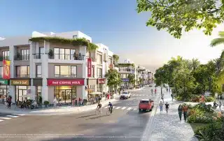 Khu phố thương mại sầm uất tại Vinhomes Green City hứa hẹn đáp ứng mọi nhu cầu của cư dân.