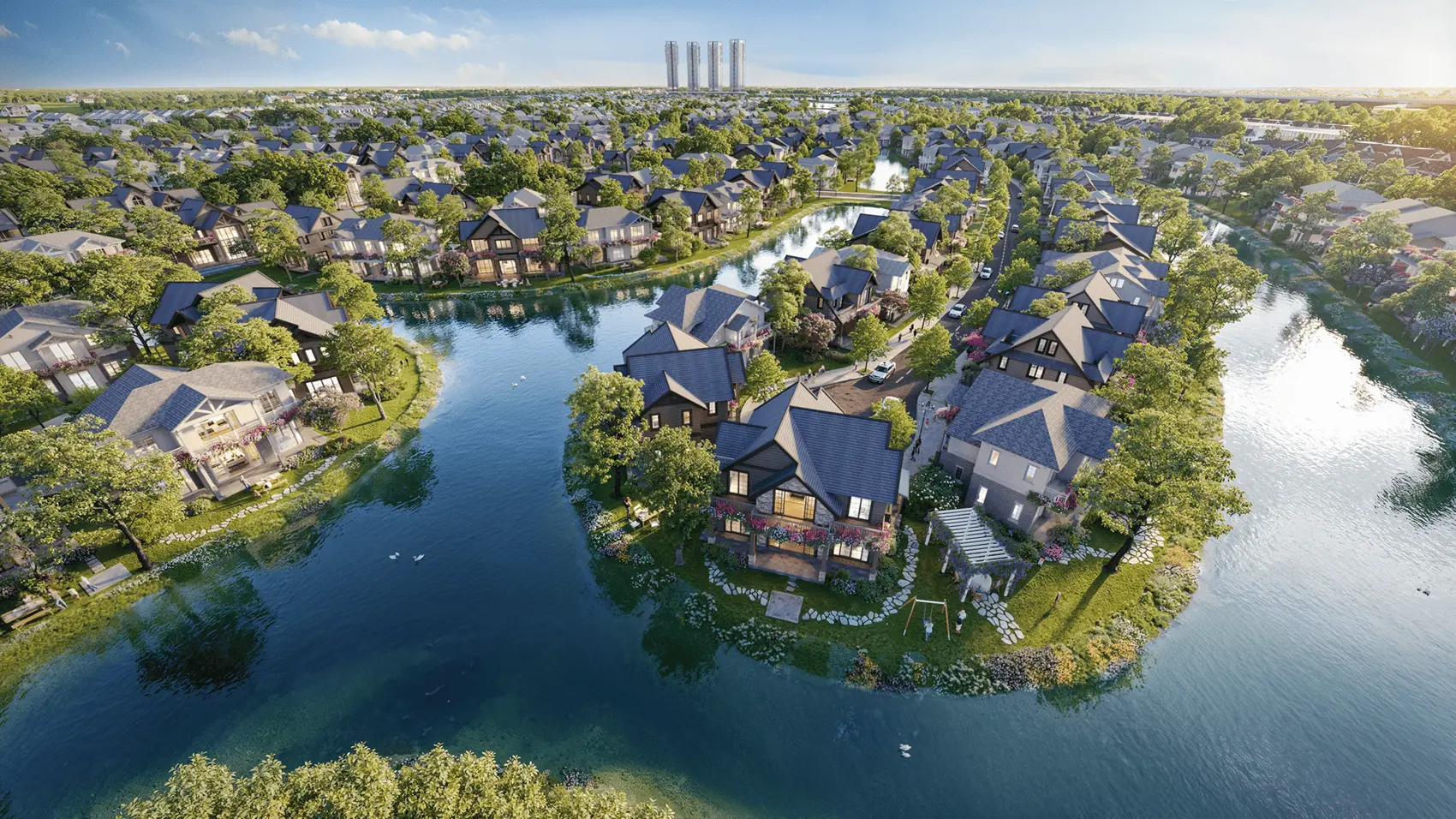Retreat Island: Biệt thự đảo signature của Ecopark ra mắt tại miền Nam