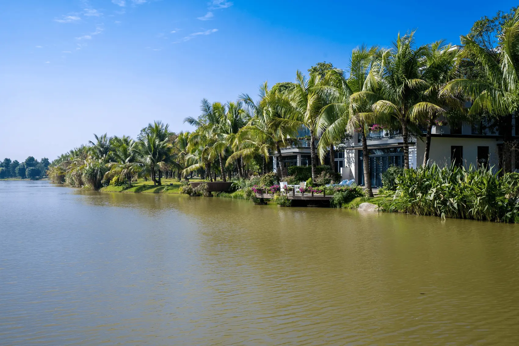 Một góc biệt thự đảo Ecopark Hưng Yên